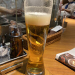 タンdeボラーチョ - 例によって生ビールでスタート。