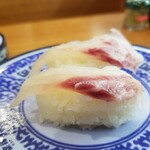 Muten Kurazushi - 厚切り桜鯛。