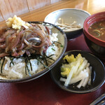 旬食健美  田しろ - いわし丼
            ご飯大盛り 鰯増量