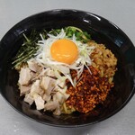 麺家 幸乃鶏 - 期間限定食べる辣油まぜそば880円