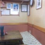 家庭料理 三福 - テーブル席は２つだけですが。。。