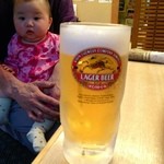 まぐろ丼　加一 - 生中と小さいオッサン