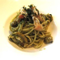 ラ・リリアーナ - 季節のパスタ（菜の花ペーストと粒貝のパスタ）