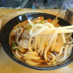 立喰そば 田舎 - 麺は細麺