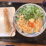 丸亀製麺 - ぶっかけうどん、明太子のトッピング