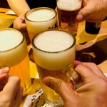 Mi Hanami - 生ビールでカンペー＼(^o^)／