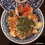 天ぷら・和食 醍醐 - 特製 海老天丼