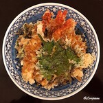 天ぷら・和食 醍醐 - 特製 海老天丼