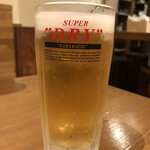 やきとり 達 - 生ビール