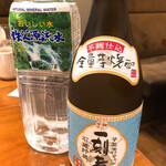 Tonkatsu Kagurazaka Sakura - 焼酎のボトルは芋焼酎「一刻者」のみ