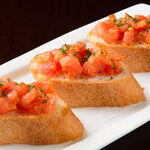 Bruschetta of tomato