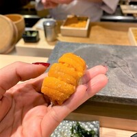 五反田鮨 SUSHI TOKYO 81 - 蝦夷馬糞雲丹の握り