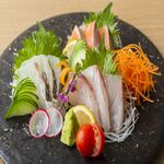 Assorted 3 types of fresh fish sashimi [1 serving]