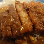 カレーハウス アパッチ - シーフードカレー、トッピングポークカツ