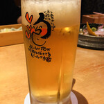Mi Hanami - 2杯目のビールのジョッキが可愛くてパチリ♡