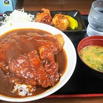 中華そば専門店 広松 - カツ丼定食950円 