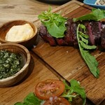 Javanegra Gourmet Atelier - 料理写真:1910_Javanegra Gourmet Atelier_LOMO@400,000Rp(45日熟成アルゼンチンステーキ) これが旨すぎます！ウイスキーとめっちゃ合う！