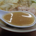 ラーメン二郎 - 乳化色