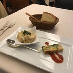トラットリア メッツァニィノ - プリモランチ（税込み２２００円）の前菜