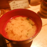 ふく佐屋 - 豆腐の味噌汁