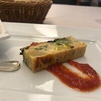 イタリア料理 Trattoria Mezzanino - 前菜のイタリア風オムレツ
