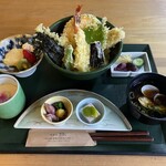 天ぷら丼定食