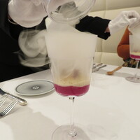 Grand rocher - 蓋を取るとスモークがもくもく