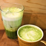 パスティッチェリア・アマレーナ - 大人の抹茶ラテ