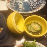 福松荘 - 塩辛、もずく、？？の３種