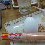 伊勢屋酒店 - チーかま&ゆで玉子。