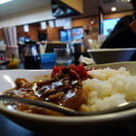 あずさ川らあめん　つき - 旨いがラーメンと合わない豚骨醤油カレーライス