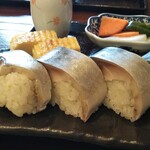 丼屋 七兵衛 - 綺麗な鯖のお寿司‼️