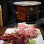 炭火焼ホルモン ぐう - タン塩・ヒレミミ・極ハラミ