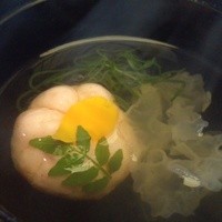 生簀割烹　海幸 - 海老しんじょのお椀