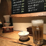 八方 - ビール　お通し