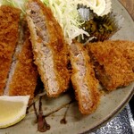 とんかつ都美多 - 特上ロースかつ断面