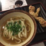 つくつくぼうし - かけうどんと鶏天とナカノさん