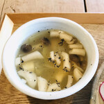 カフェプラスケーキ ククー - 具沢山生姜スープ
