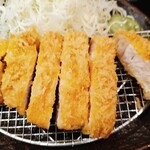 とんかつ いわい - 国産豚 ロースカツ 山葵とトンカツ醤油で