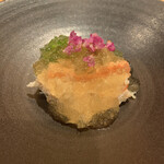 帰燕 - 松葉蟹 蟹がたっぷり。蟹の出汁のジュレで。