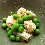 松 - 鯛の子とグリーンピース、湯葉