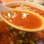 生駒菜館 - 坦々麺のスープ