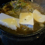 駒形どぜう - どぜうなべ に みそ田楽を載せちゃいました。