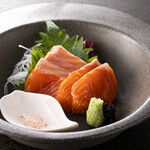 norwegian salmon sashimi