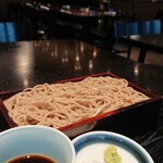 銀座 真田 - 蕎麦と前菜セット ¥1550*季節の前菜四種盛り*せいろ蕎麦