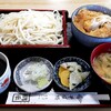 岡平 - ミニカツ丼とざるうどんのセット　1000円込