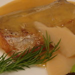 くいしんぼー山中 - 太刀魚のソテー　アップ