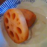 源三味 - 里芋と蓮根の煮物
