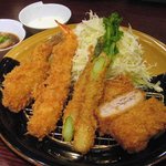 とんかつ 濵かつ - 春の重ねかつ膳 きす添え。