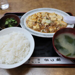 らーめん 味っ子 - マーボ豆腐定食　500円　※サービス品